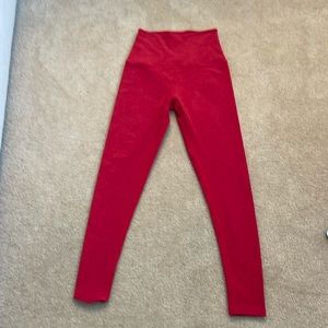 Beyond Yoga Legging, size XS, color- red heather